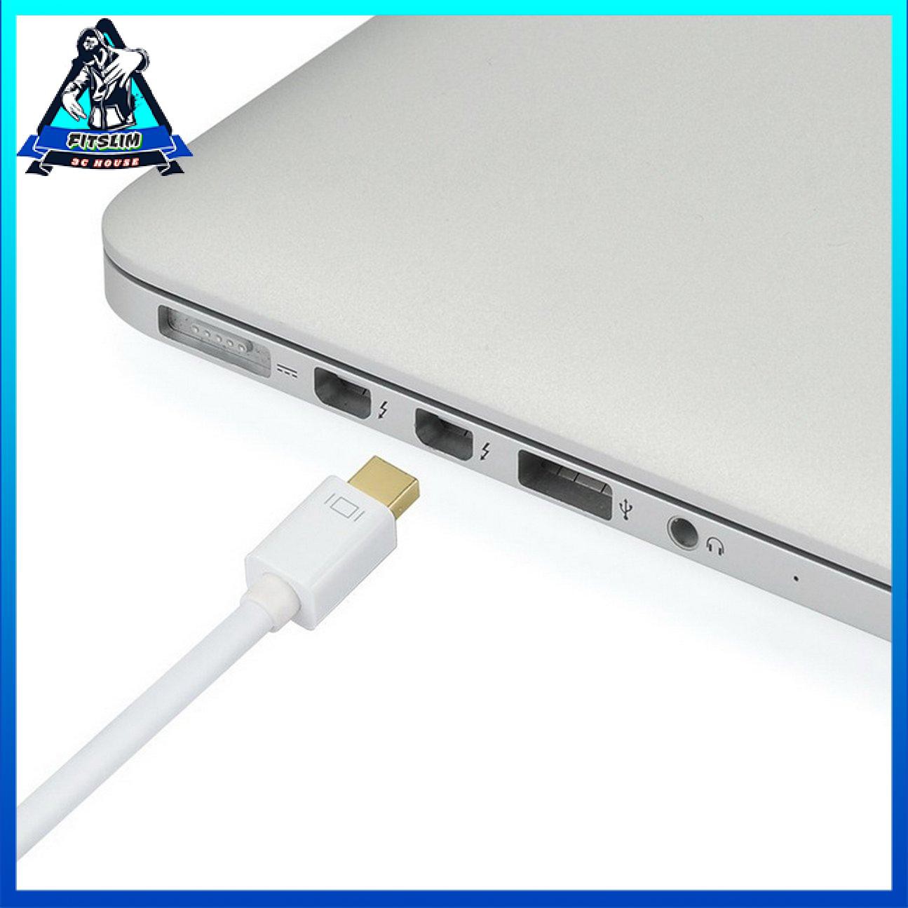 Đối với Macbook Airpro Cổng hiển thị Thunderbolt Mini Dp To Vga Cable Adapter 1080P