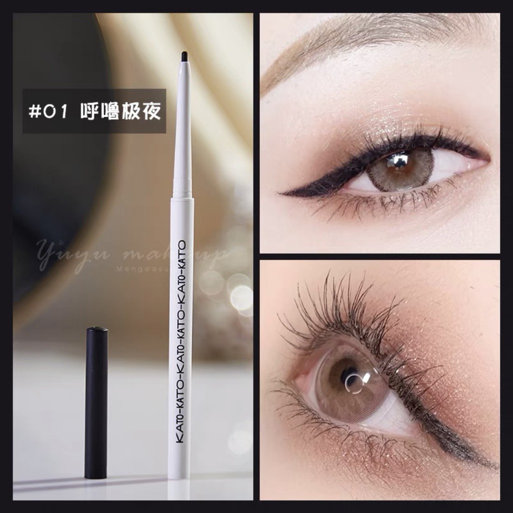 Bút kẻ mắt Kato lâu trôi chống thấm nước không nhòe cao cấp phù hợp cho người mới bắt đầu