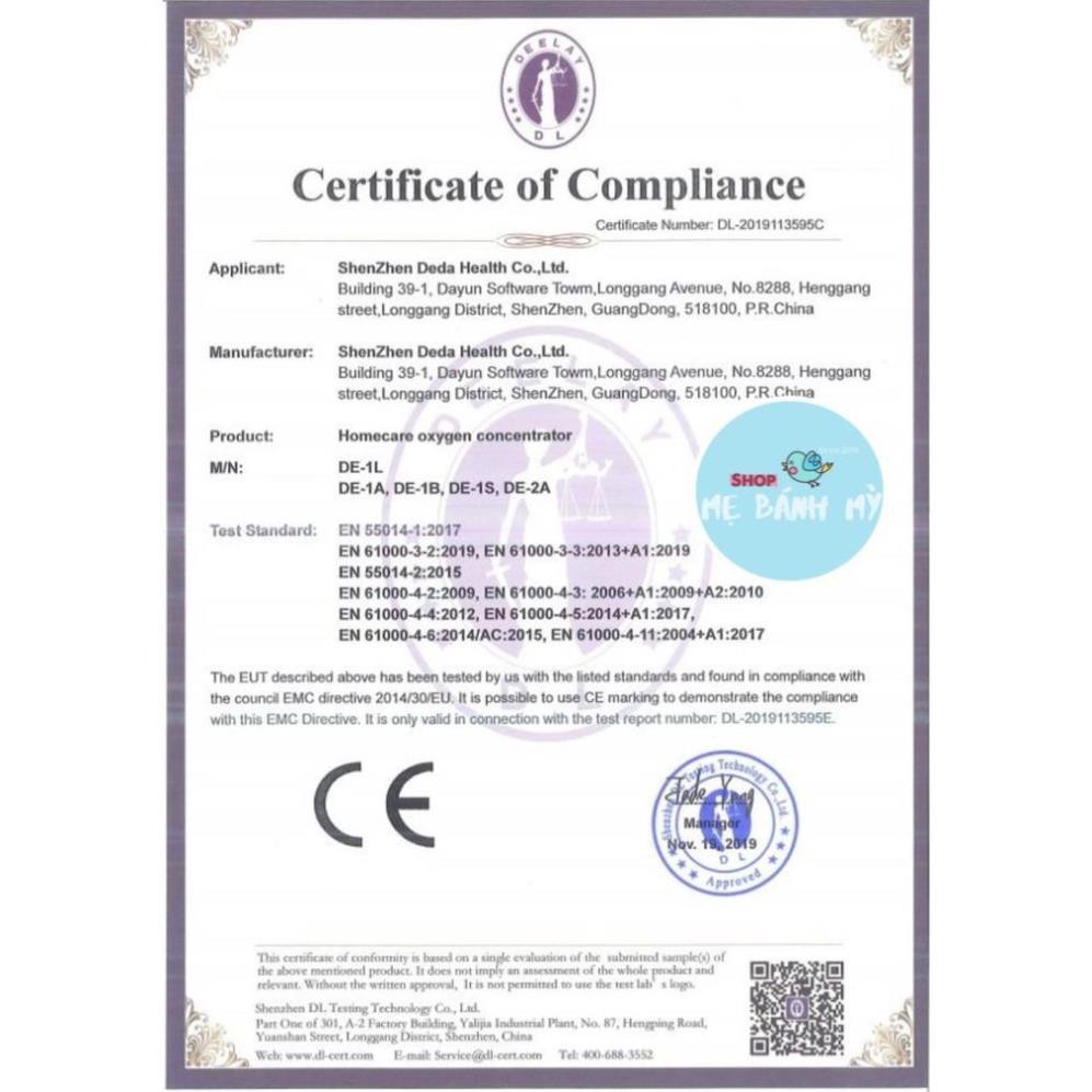 Máy Tạo Oxy DEDAKJ DE-1A 7 Lít Nhập Khẩu - Chính Hãng