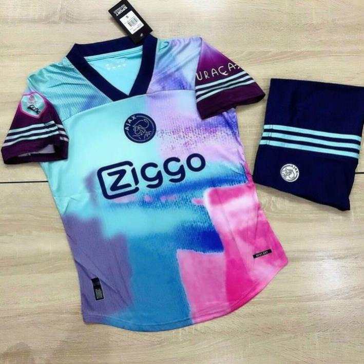 Áo Đấu Đẹp Ajax Loang Màu Cực Đẹp Thoáng Mát Hè 2021 Vải Thun Thái - Áo Đá Banh Đẹp PP Bởi Be Happy Sport ⚡ 2022 !