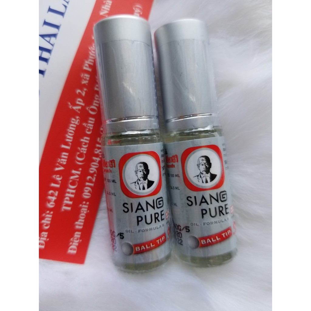 Dầu gió lăn siang pure oil  FORMULA I BALL TIP 3CC- Dầu gió ông già