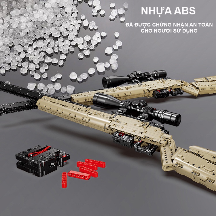 Đồ Chơi Lắp Ráp Kiểu Lego CSGO PUBG Mô Hình M24 XINGBAO XB-24007 Với 1116 Mảnh Ghép