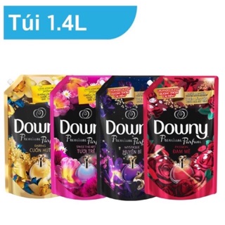 Nước xả vải Downy hương nước hoa (túi 1,4l)- Giao màu ngẫu nhiên
