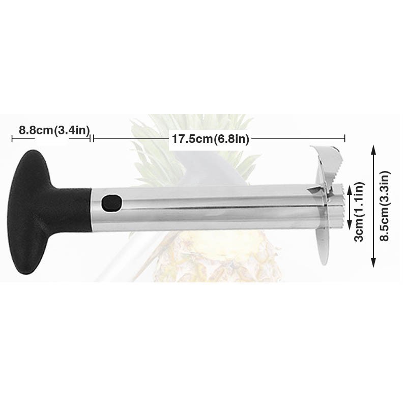 Dụng cụ gọt &amp; lấy lõi dứa bằng thép không gỉ