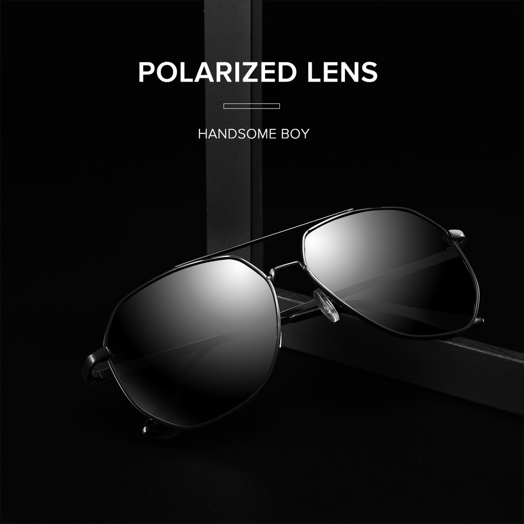 Kính Mát Phân Cực Chống Tia UV400 5 Kiểu Bằng Kim Loại Cho Cả Nam Và Nữ