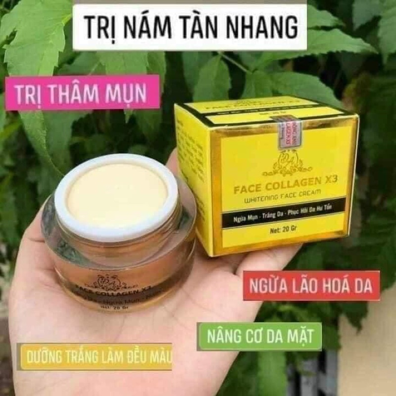 [Chính Hãng] Kem Face Collagen X3 chính hãng Mỹ Phẩm Đông Anh