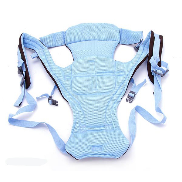 Địu Em Bé Hug Helper màu đen/xanh dương NAFORYE Đài Loan - Địu Bé Sơ Sinh An Toàn Từ 0-30 Tháng tuổi