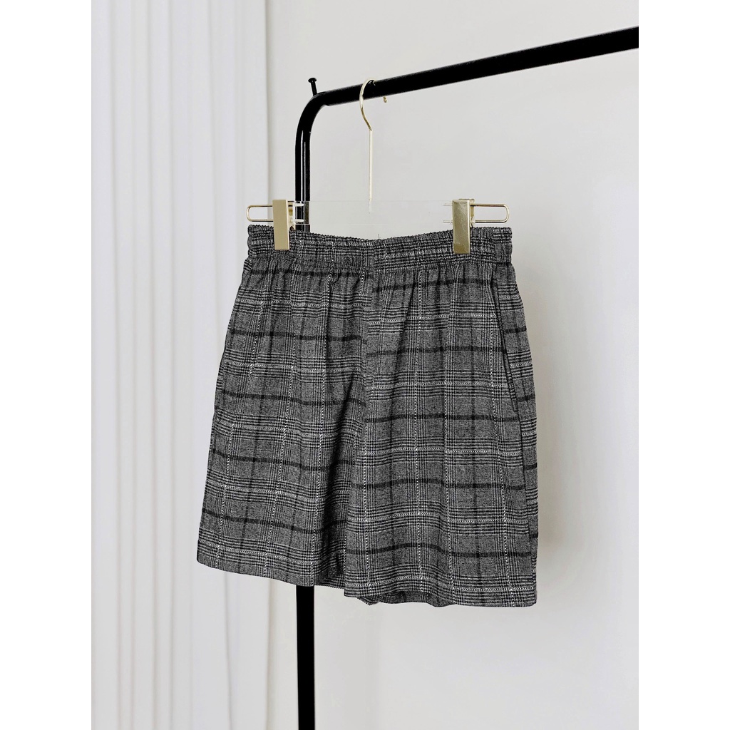 Quần short Caro Jack Lane, Quần cộc họa tiết kẻ caro nam nữ unisex, LOCAL BRAND Jack Lane