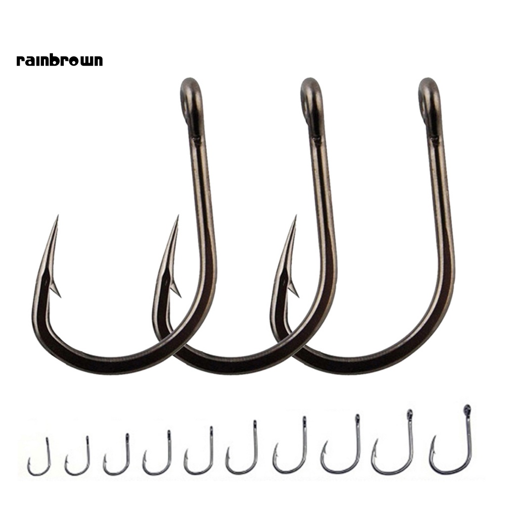 Set 100 Lưỡi Câu Cá Bằng Thép Carbon Chắc Chắn