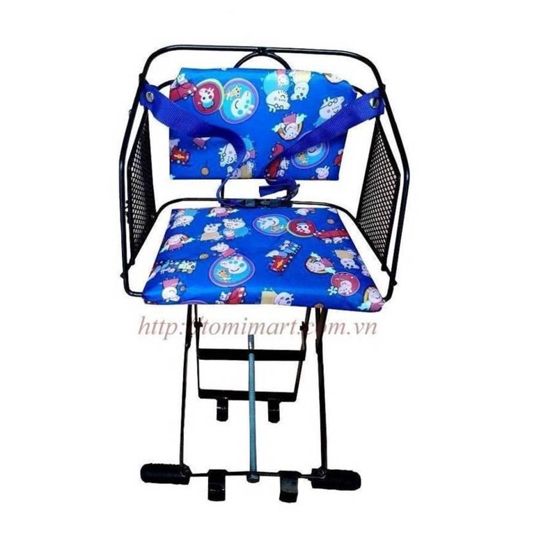 Ghế ngồi xe máy số có đai thắt an toàn - Ghế xe máy dùng cho xe số có dây thắt an toàn có chân gác
