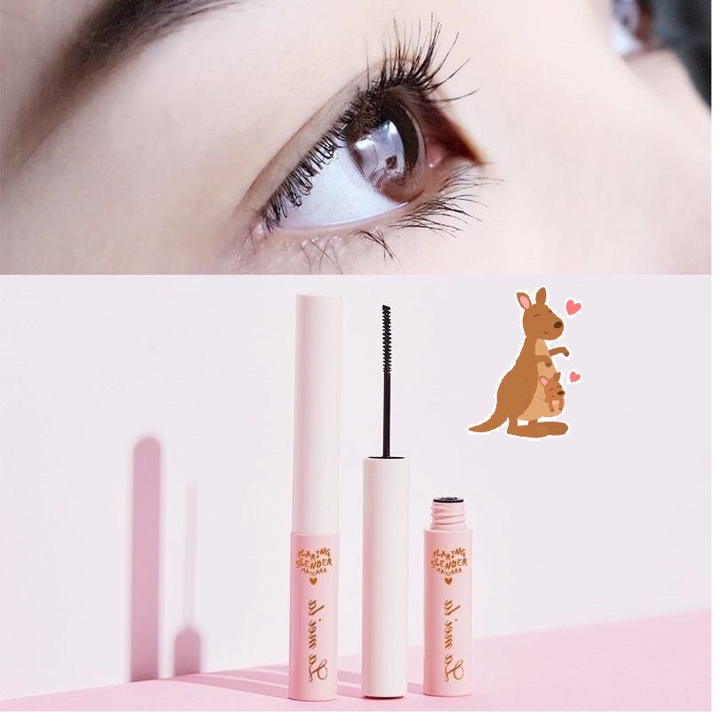 (Bán Buôn) Chuốt Mi Mascara Siêu Mảnh Tơi Mi PhongCách Hàn Quốc Skinny Microcara Vỏ Hồng, Chuốt Mi Vỏ Hồng Lameila-Mas7