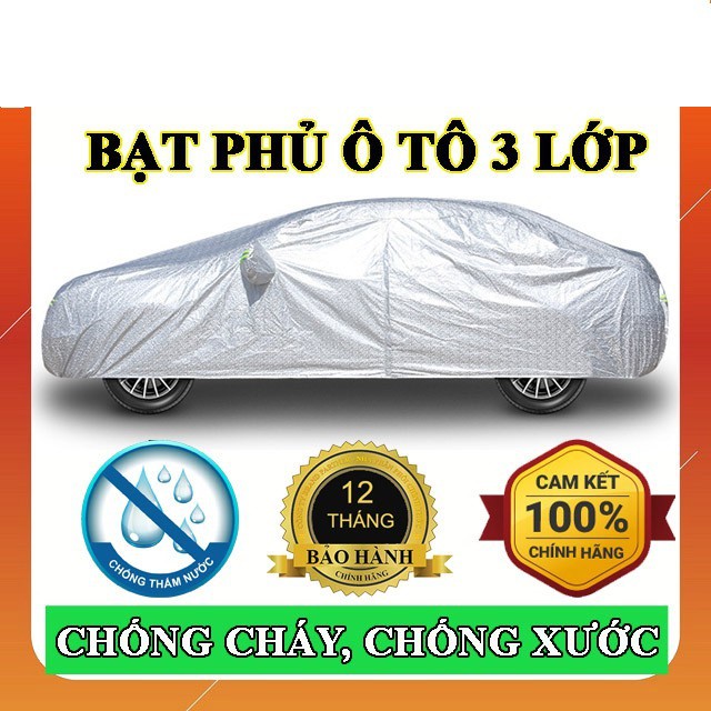 Bạt phủ xe ô tô 4 - 7 chỗ cách nhiệt, Bạt trùm xe ô tô 3 lớp chống nóng hiệu quả | BigBuy360 - bigbuy360.vn