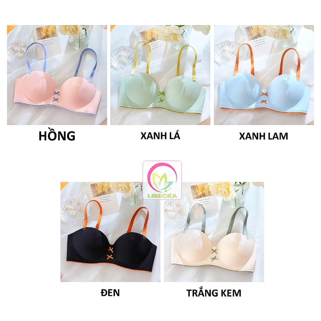 Áo lót ngực nữ Cup ngang đẹp dễ thương su đúc không gọng mút mỏng nâng ngực tạo khe Sexy gợi cảm quyến rũ LIBECKA AL61
