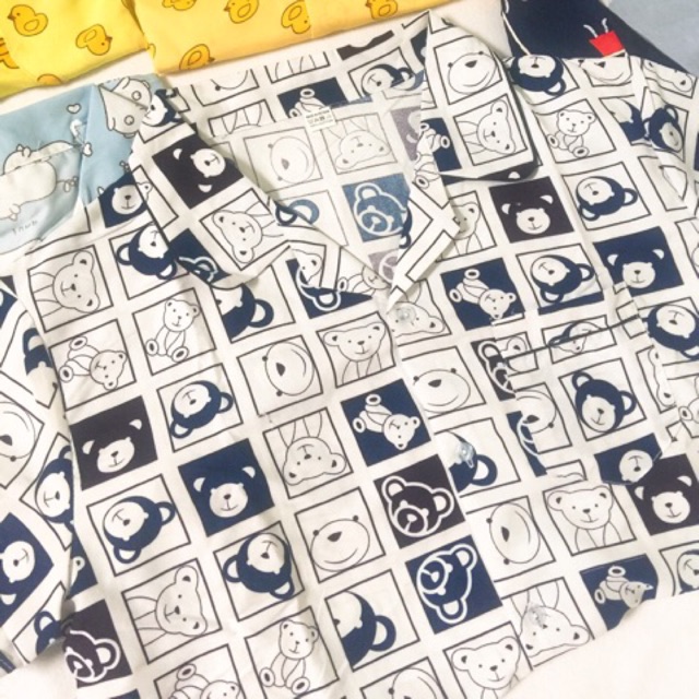 Đồ bộ Pijama kate thái viền cổ