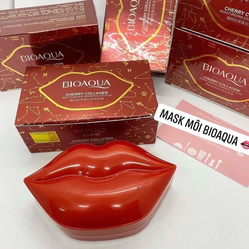 Nạ môi hoa hồng
