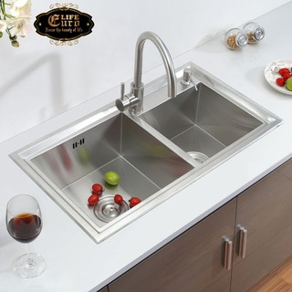 Chậu rửa chén Inox SUS 304 Eurolife EL-HM8246