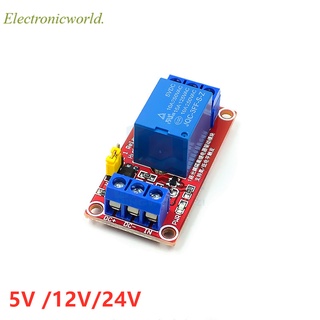 Mô đun rơ le chuyển tiếp 1 kênh 5v / 12v / 24v chuyên dụng dành cho Arduino