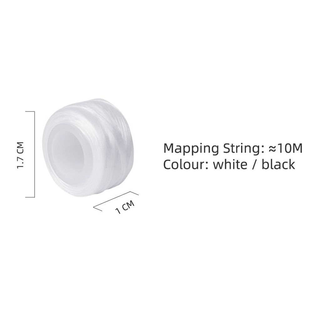 [Hàng mới về] Cuộn chỉ vẽ lông mày NORMAN màu đen/trắng kích thước dài 10m