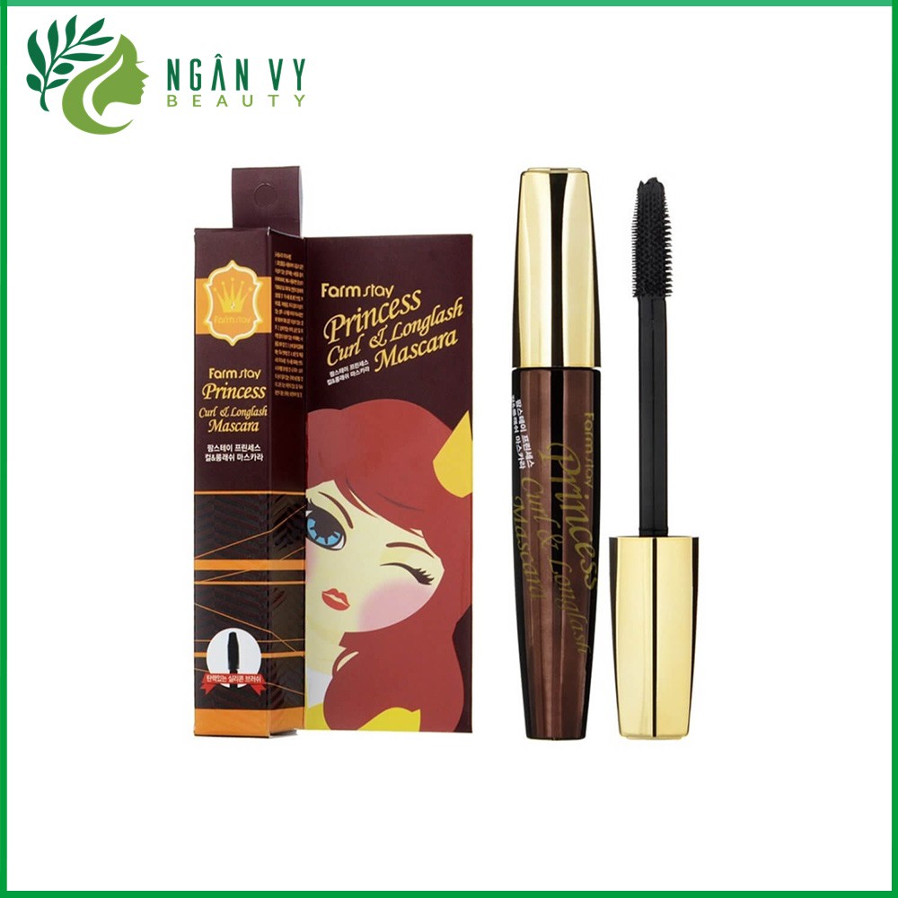 [Đủ Bill] Mascara làm cong và dày mi như công chúa Farmstay Princess Curl and Longlash 12g