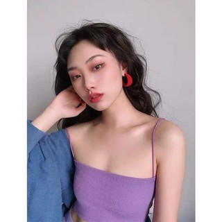 ÁO 2 DÂY - ÁO CROPTOP TÍM HOT TREND