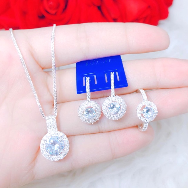 Bộ Trang Sức Nữ Bạc Ta