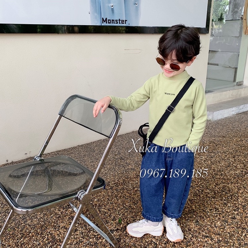 Quần Jeans Cao Cấp Bé Trai - Lót lông dày ấm [Ảnh Thật]