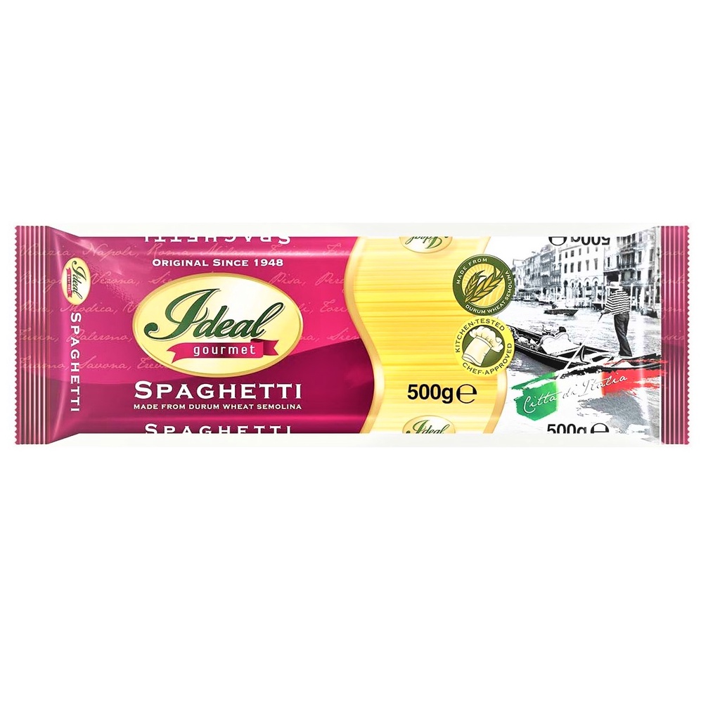 MÌ Ý SPAGHETTI CAO CẤP IDEAL GOURMET 500g