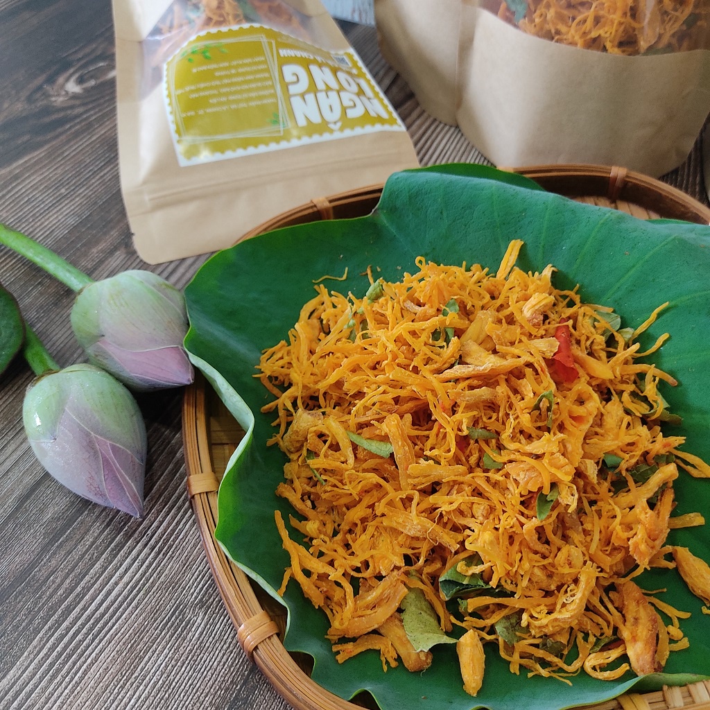 Khô Gà lá chanh Ngân Long - Thơm ngon Dinh dưỡng - Hủ PET 100g | 250g | BigBuy360 - bigbuy360.vn