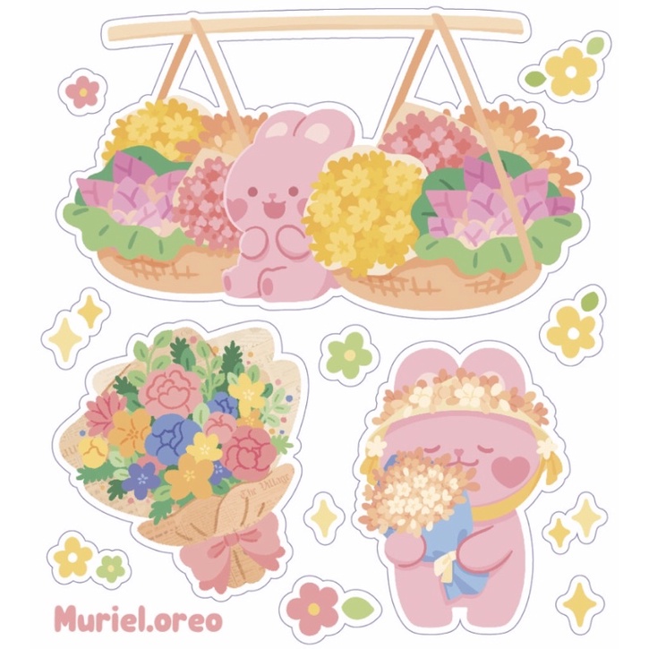 Hoa Sticker