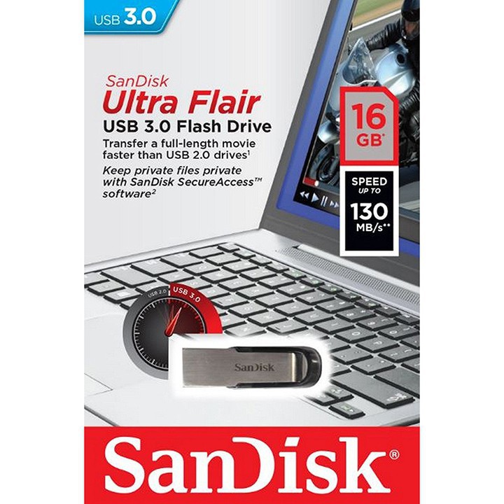 USB San disk ultra Flair CZ73 32GB 16GB USB 3.0 150MBs