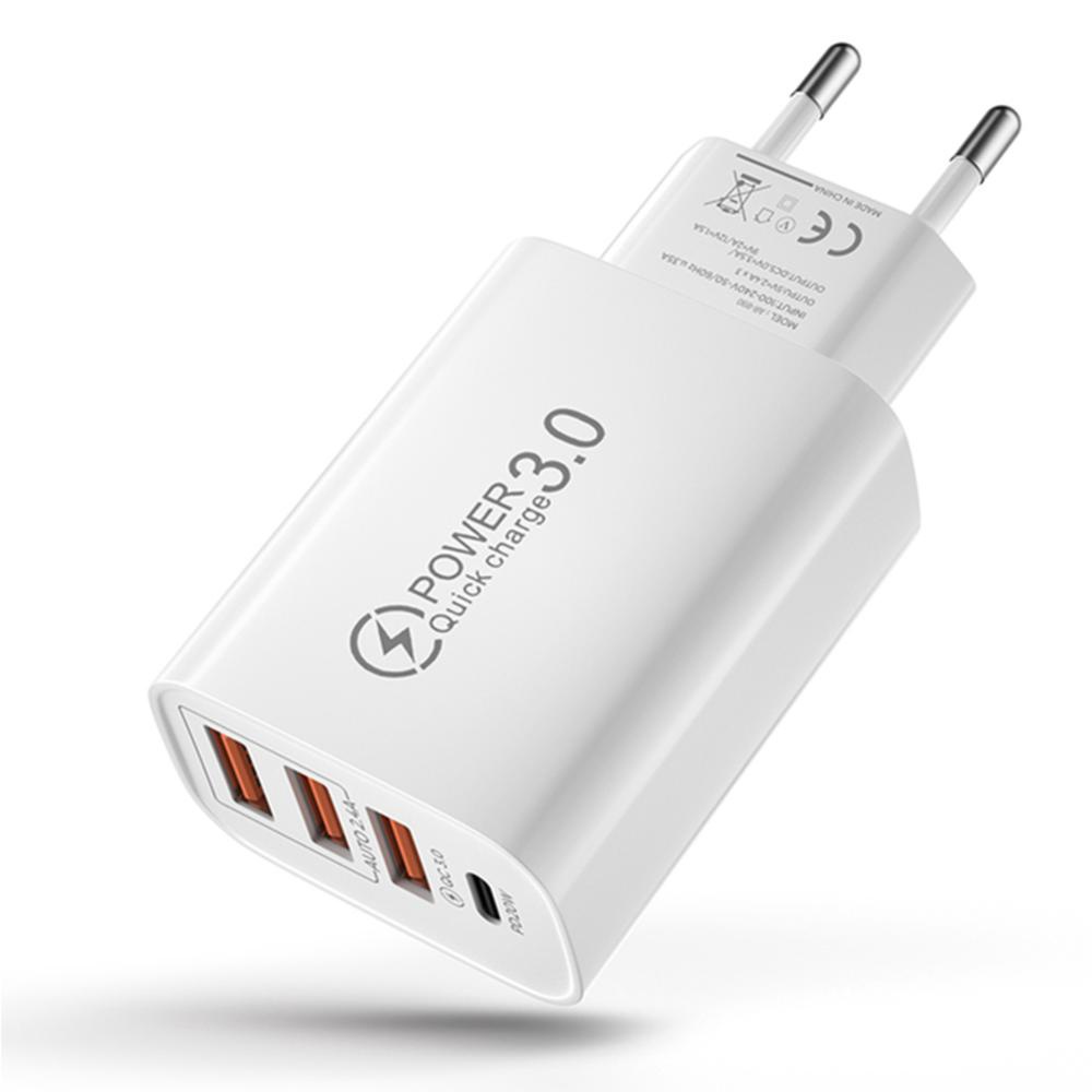 Đầu Sạc Nhanh usb DIGIFOUNDER 20W PD QC3.0 Cho iPhone 12 pro max Samsung Xiaomi I6T3 Bộ sạc dự phòng