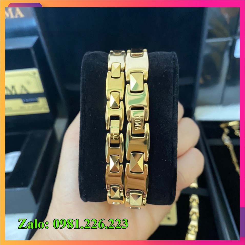 Vòng Điều Hòa Ổn Định Huyết Áp Nhật Bản - Chính Hãng TM ( Màu vàng 24k)