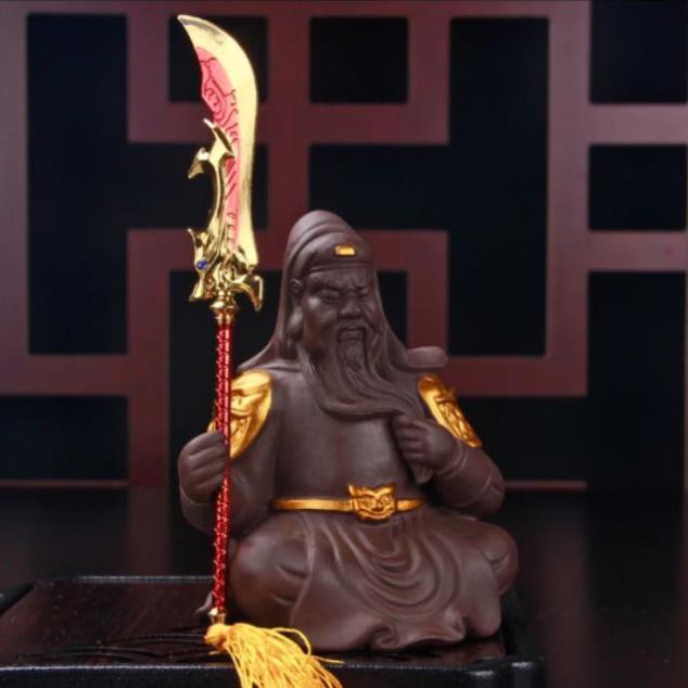 Tượng gốm Quan Vũ