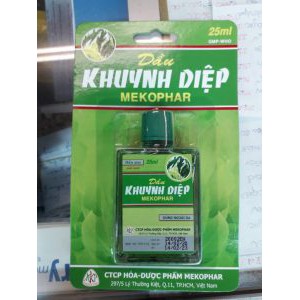 CHÍNH HÃNG DẦU KHUYNH DIỆP CHO BÉ MEKOPHAR CHAI 25ml