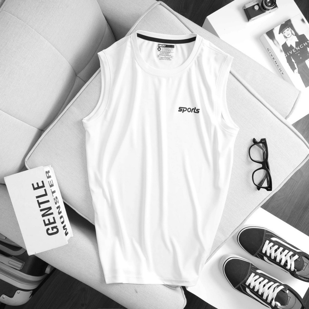 ÁO THUN LẠNH BA LỖ NAM , ÁO SÁT NÁCH CÁ TÍNH MẶC Ở NHÀ, TẬP GYM, DẠO PHỐ