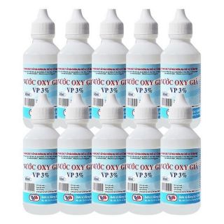 LỐC 10 CHAI NƯỚC SÁT TRÙNG OXY GIÀ VP 3%