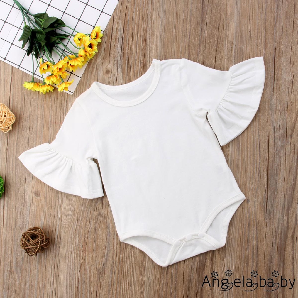 Romper tay loe thiết kế đáng yêu cho bé sơ sinh