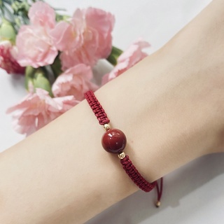 Vòng tay chỉ đỏ đá Chu Sa thiên nhiên