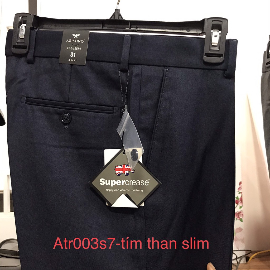 Quần âu nam Aristino đứng dáng ôm phom đẹp- ATR003S7 tag 695