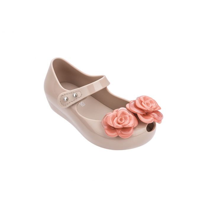 Giày nhựa thơm Melissa Ultragirl Flower BB màu Da