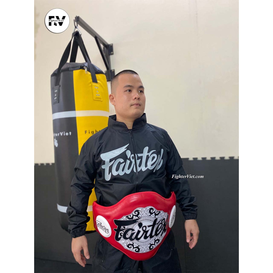 Đai Bụng Fairtex BPV2 Lightweight Belly Pad – Đỏ