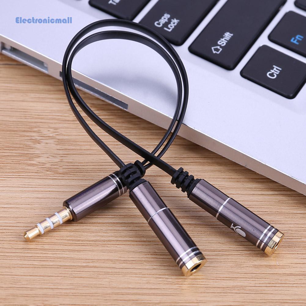Dây Cáp Âm Thanh Chia 2 Cổng Âm Thanh 3.5mm Mall01