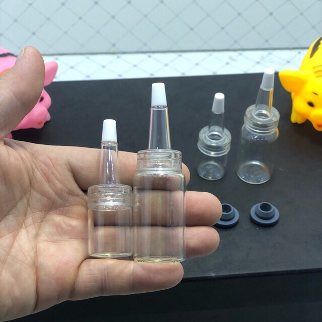 Lọ chiết 5ml , 10ml kèm nút bóp nhỏ giọt