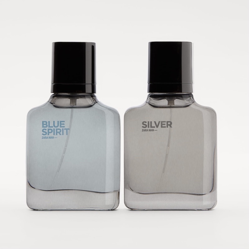 Set 2 chai nước hoa nam Zara Man Silver và Blue Spirit 100ml