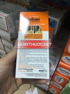 DẦU GỘI SELSUN DUNG TÍCH 100ml(DATE 2022)