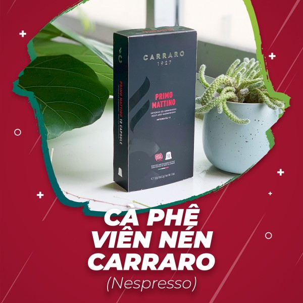 CÀ PHÊ VIÊN NÉN CARRARO PRIMO MATTINO