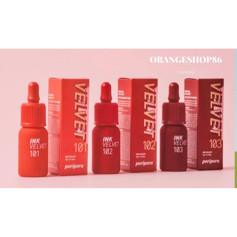 Son kem lỳ Ink Velvet 2021 Màu #101 #102 #103