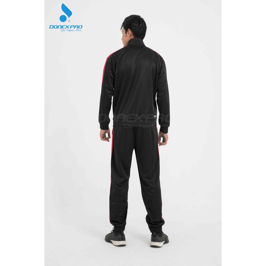 Bộ Quần Áo Thu Đông Nam DONEX PRO Logo In Phản Quang, Vải Nỉ Cao Cấp, Khóa Siêu Bền, Thiết Kế 1 Lớp MDB - 246