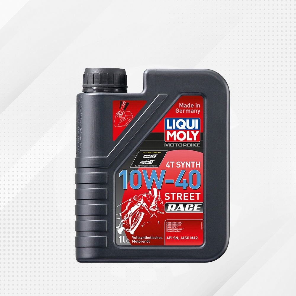 [FREESHIP TOÀN QUỐC] Nhớt Tổng Hợp Cao Cấp Cho Xe Số, Côn Tay Liqui Moly Street Race 4T SYNTH 10W-40