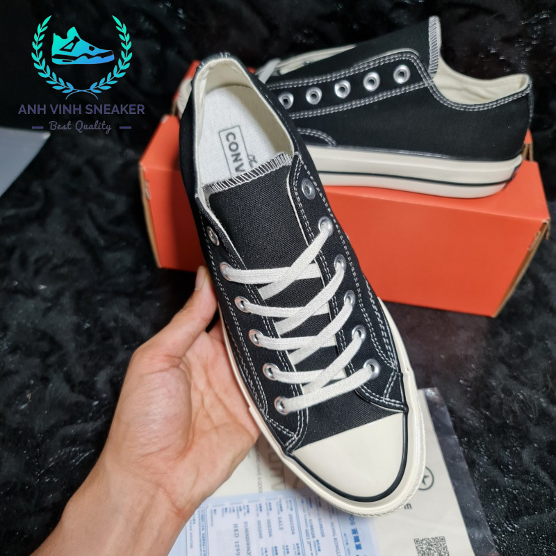 Giày converse 1970s đen cổ thấp nam nữ